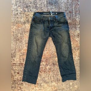 Guess Men’s Jeans Rebel Low Rise Straight Distressed Size 31